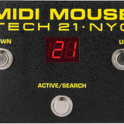 ギター TECH 21 MIDI MOUSE Tech 21 MIDI Mouse 3-button MIDI Foot Controller | Sweetwater