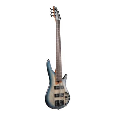 Ibanez SR Standard 6-String Electric Bass (Right-Handed, Cosmic Blue Starburst Flat) image 3