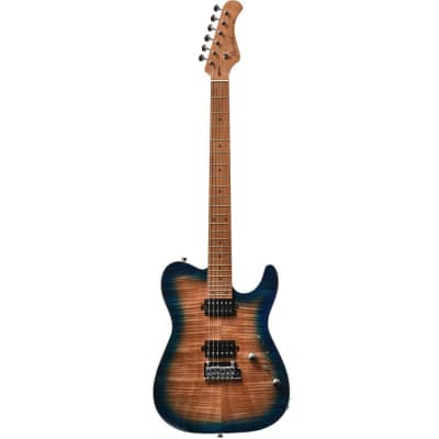 Bacchus Universe Series Tele Double Binding - Dark Blue | Reverb
