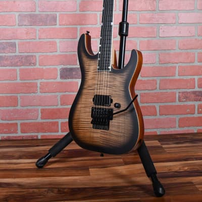 Esp USA Custom Shop M-I DX Flame Maple Top See Thru Black Burst 2024 w/OHSC image 5