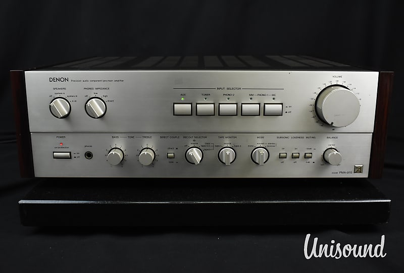 Denon PMA-970 Stereo Integrated Amplifier in Very Good | Reverb