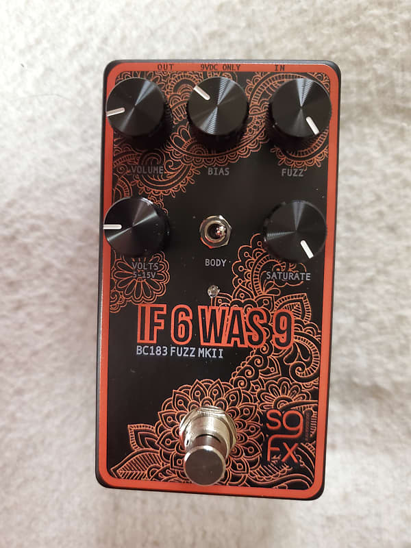 IF 6 WAS 9 - BC183 MKII - SILICON FUZZ FACE – SolidGoldFX