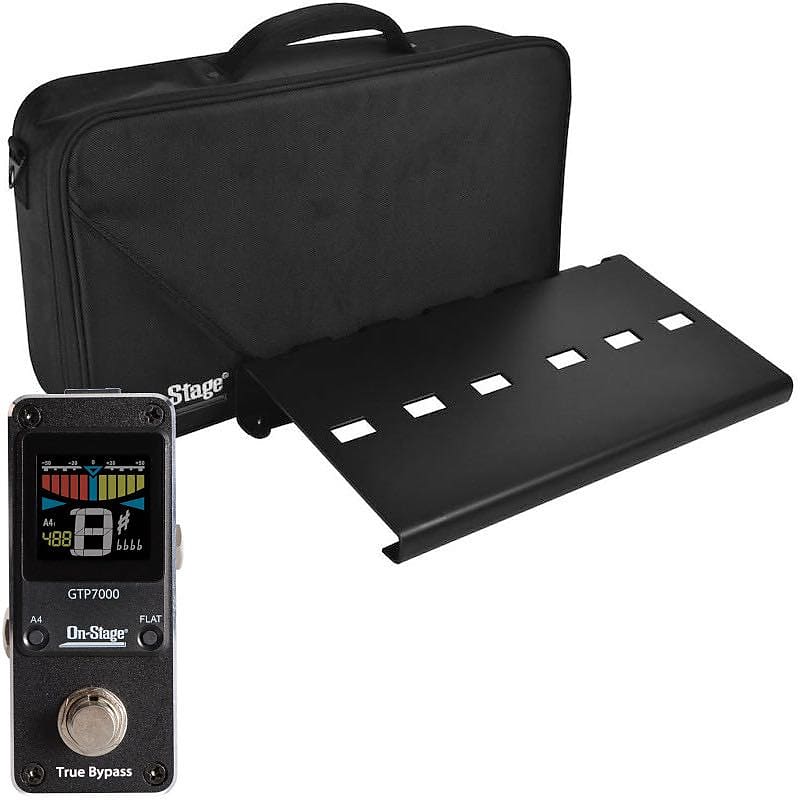 On-Stage GPB3000 Pedal Board Plus Tuner Bundle