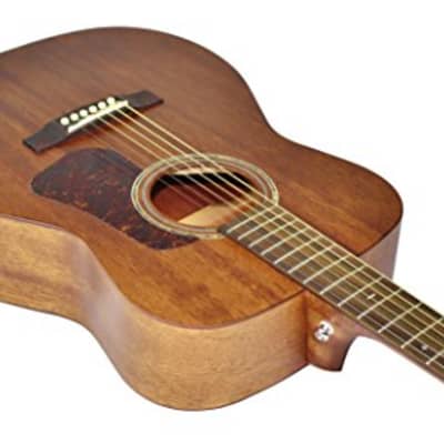 Cort L450CNS Luce Series Concert Style Body Solid Mahogany Top, Back & Neck 6-String Acoustic Guitar image 7