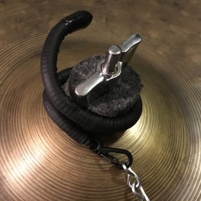 Upcycled Percussion - "Rattle Snake" + Trash Medallion - Cymbal Effects Stack image 11