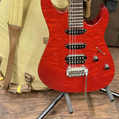 Washburn Mercury MG120 - Trans Red Elecrtric Guitar w/Bag