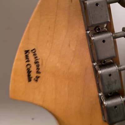 Fender Jag-Stang JagStang Kurt Cobain Graffiti Yellow image 12