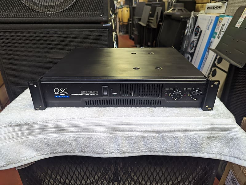 Closet Find! 2002 QSC RMX 1850HD Stereo Power Amplifier Reverb