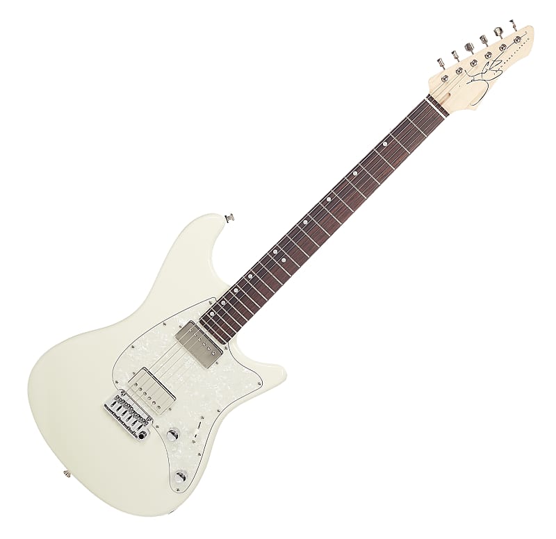 John Page Classic Ashburn Rosewood Bloodline HH Electric Guitar Olympic  White | Reverb UK