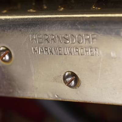 Herrnsdorf Universa 1960s  Electric Guitar w Rare Original Pedal image 12
