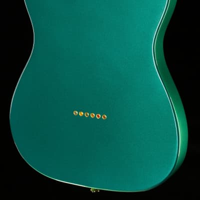 Squier 40th Anniversary Telecaster®, Gold Edition, Laurel Fingerboard, Gold Anodized Pickguard, Sherwood Green Metallic (084) image 2