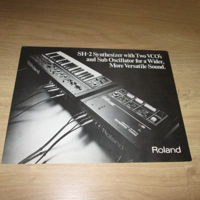 Roland SH-2 Brochure – 1979 - Original Vintage Synthesizer Catalog-RARE image 1
