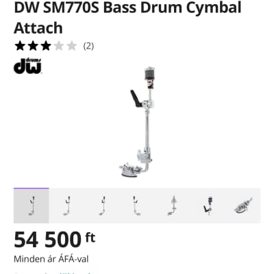 DW SM770S Bass drum cymbal mount (no bracket!) image 5