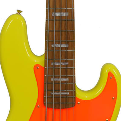Fender Jazz Bass Mononeon V Neon Yellow RMN Bild 7