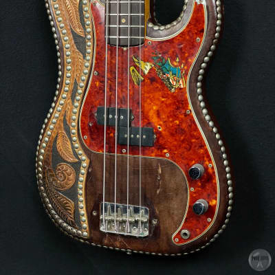 1963/64 Fender Precision Bass  from German famous Country Band Truckstop with case and 2 necks. image 4