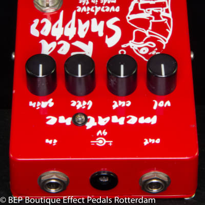 Menatone Red Snapper Transparent Overdrive 2004 s/n MRS-199 Hand signed by Brian Mena made in USA image 7