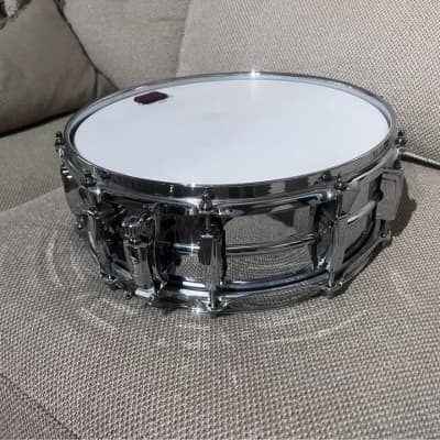 Ludwig LM400 Supraphonic 5x14" 10-Lug Aluminum Snare Drum 1985 - Present - Chrome-Plated image 1