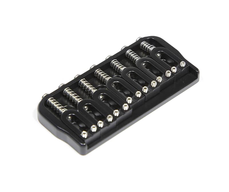 Hipshot 41075B Black Fixed 7 String Bridge. 0.175 Floor | Reverb
