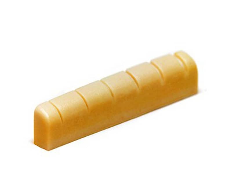 Allparts Slotted Bone Nut for Gibson Guitars - Unbleached image 1