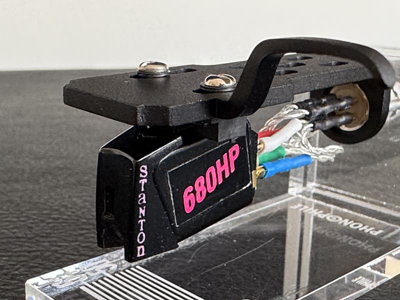 Stanton 680 HP Moving Iron High Performance DJ Cartridge &amp; Jelco HS-50 HeadShell  			