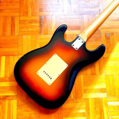 Toledo (by Aria) vintage strato-style electric guitar probably made in Japan in early 1970s! Low Action! image 12