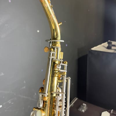 Vintage Buescher S-33 Alto Sax from 1960s original Brass image 6
