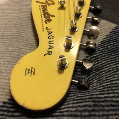 Fender Jaguar TV Yellow w/Mastery & Novak Pickups imagen 10