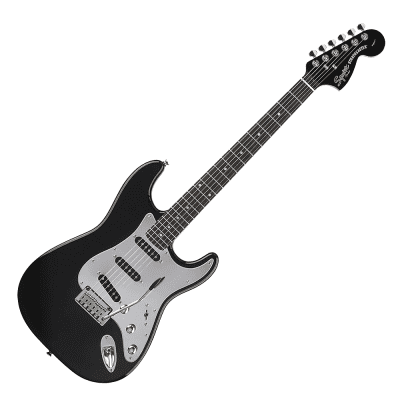Squier Standard Stratocaster Black and Chrome