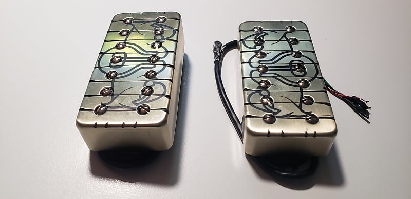 Bare Knuckle Pickups The Juggernaut 7 Bulb Etched Tyger