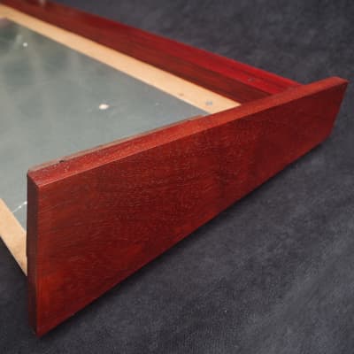 Custom Wooden Case Korg Polysix Analog Synthesizer Red Wood image 5