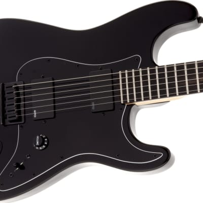 Fender Jim Root Stratocaster Electric Guitar, Ebony FB, Flat Black w/ Case image 4