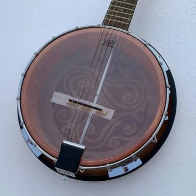 Luna Custom 6 String Banjo Acoustic BGB CEL 6 Satin Finished image 4