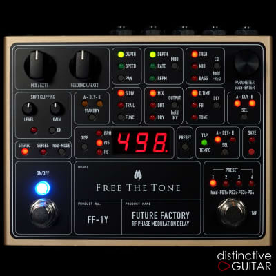 Free The Tone Future Factory FF-1Y-K Ken Signature Model Gold | Reverb