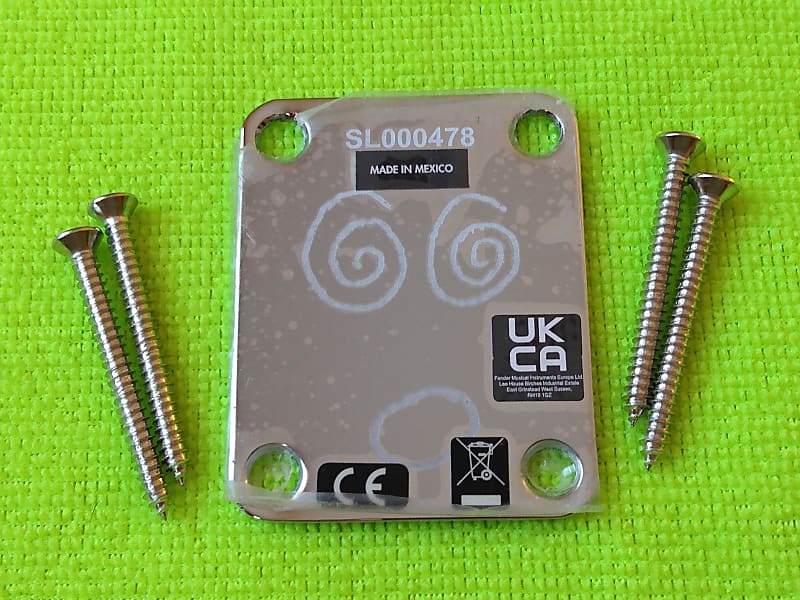 Fender Steve Lacy PEOPLE PLEASER Stratocaster Neck Plate image 1