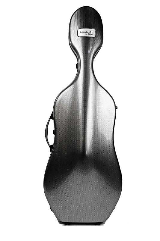 Bam France Hightech Compact Cello Case Silver Carbon 1004XLSC image 1