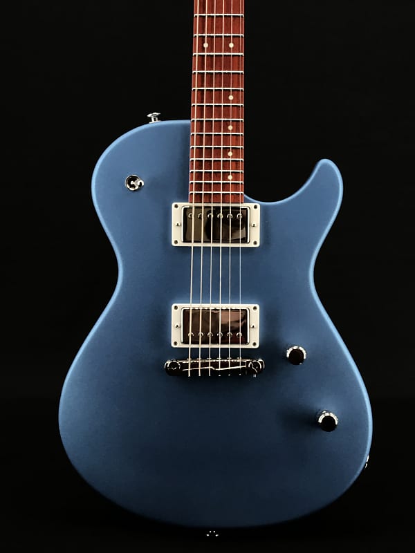 Skermetta Guitars Petros R-100 in Satin Blue Metallic image 1