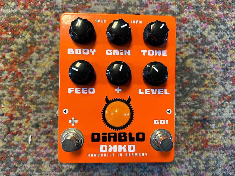 OKKO Diablo Gain + Overdrive/Distortion Guitar Effects Pedal