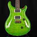 PRS Wood Library Custom 24 Fatback 10 Top Stained Flame Maple Neck Brazilian Rosewood  Eriza Verde 2023 (0359119)