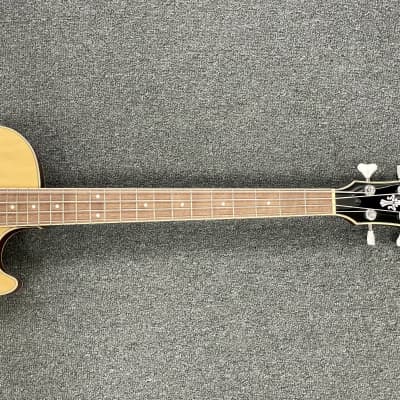 Ibanez AGB200 Artcore Semi-Hollow Electric Bass 2022 Natural image 5