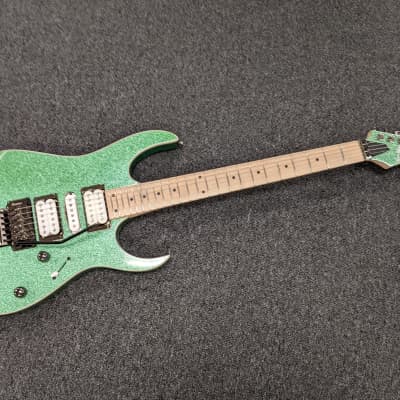 Ibanez  RG470MSPTSP Electric Guitar 2021 Turquoise Sparkle *Discontinued Model* image 1