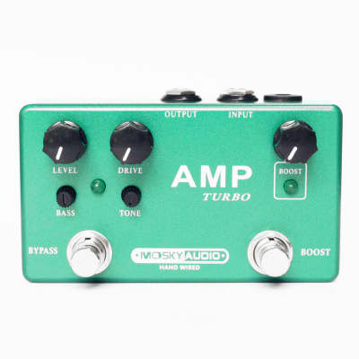 Mosky AMP TURBO  Handmade Preamp Overdrive and Boost Guitar Effect True Bypass New