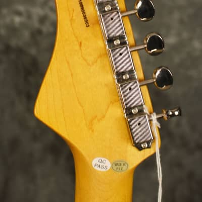 Tagima TW-61 Fiesta Red Offset Jazz Master Electric Guitar Woodstock Dual P-90 Pickups Vibratone image 3