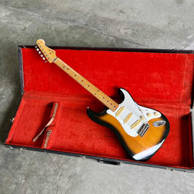 Fender Stratocaster ST-57 c 1980’s Sunburst original vintage H serial MIJ Japan E Jv image 1