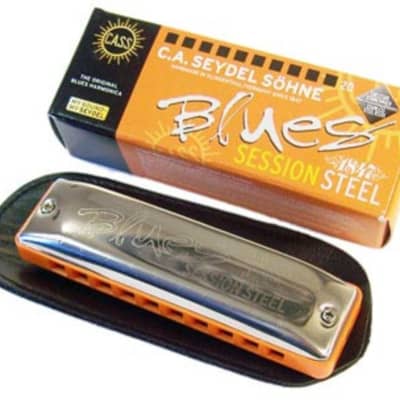 Seydel Blues Session Steel Harmonica, Key of Low C. New, with Full Warranty! image 4