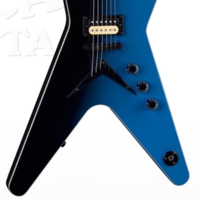 Dean ML 79 Electric GUITAR Black Blue Fade - NEW w/ Hard CASE image 2