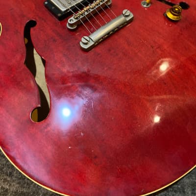 81年製 TOKAI ES-100 Vintage Tokai ES-100 1981 Cherry Red Nitro MIJ Lawsuit Era | Reverb