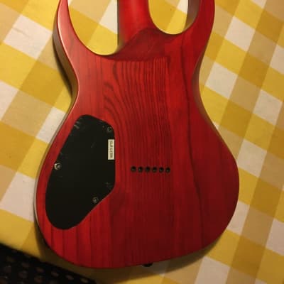 Solar Guitars A2.6 G1 TBR 2020 - Trans blood red + GOTOH locking tuners image 4