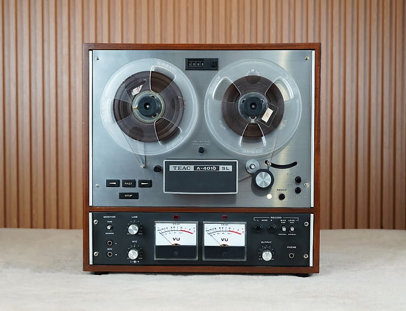 VERY NICE TEAC A-4010SL TAPE DECK – VINTAGE JAPANESE MASTERPIECE – 1-YEAR WARRANTY  			