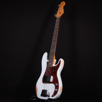 Fender Custom Shop 63 Precision P Bass Heavy Relic Sonic Blue 2023 ( R129743) image 12