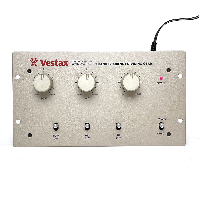 Vestax FDG-1 3バンドアイソレーター Vestax FDG-1 3バンドアイソレーター Vestax FDG-1 with Power supply
